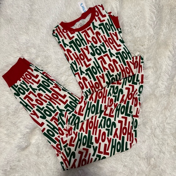 Carter's Adult 2 Piece Holly Jolly Christmas Pajama Set - Picture 1 of 14